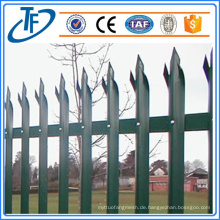 Standard Security Palisade Zaun zum Verkauf Made in China